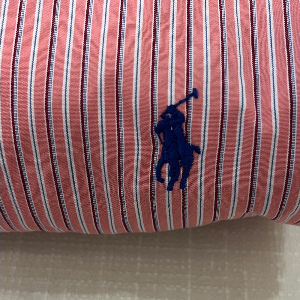 Ralph Lauren Classic Fit Men's Striped Long sleeve Button Down Shirt-XXL